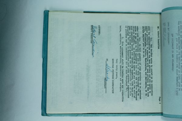 Lot Detail Babe Ruth Signed Original Babe Ruth Story 1947 Contract